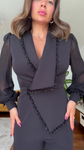 Claire - Elegant Asymmetry Blazer Set | Lente Sale!