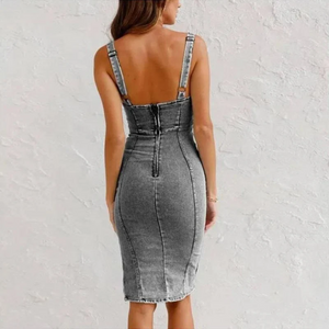 Kiana - Denim jurk | Lente Sale!